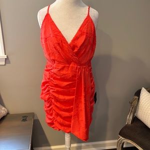 NWT Gorgeous Lulu’s Ruched Mini Dress